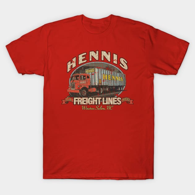 Hennis Freight Lines 1933 T-Shirt by JCD666
